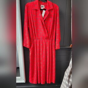 Leslie Fay Vintage Long Sleeve Dress
